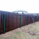 Деревянный забор