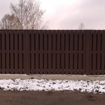Деревянный забор