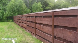 деревяный забор