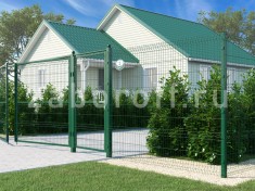 Ворота распашные 3Д