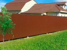 Забор из профнастила высотой 2.0 М купить с установкой в Москве