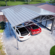 Двухскатный навес 6х6 м (для 2 авто)
