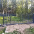 Откатные ворота из 3Д сетки автоматические на в/с