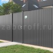 Забор из профнастила комбинированный