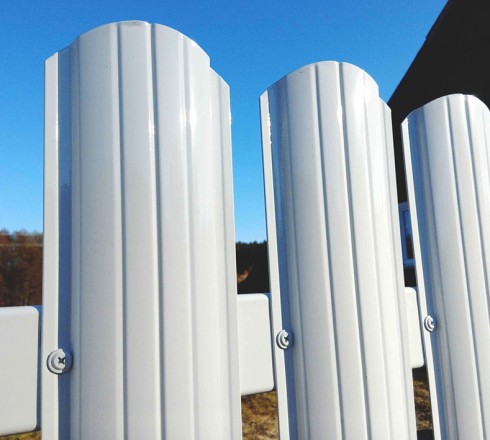 Забор из евроштакетника GrandLine