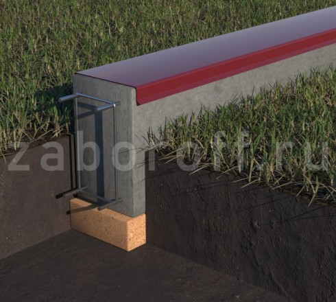 Забор из профнастила С-8 купить с установкой в Москве