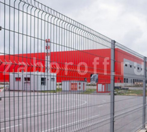 3Д забор для складов и логистических центров