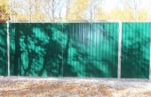 Забор из профнастила высотой 2 метра